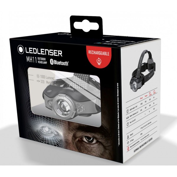 Налобний ліхтар Led Lenser MH11 Outdoor Blue (500997)