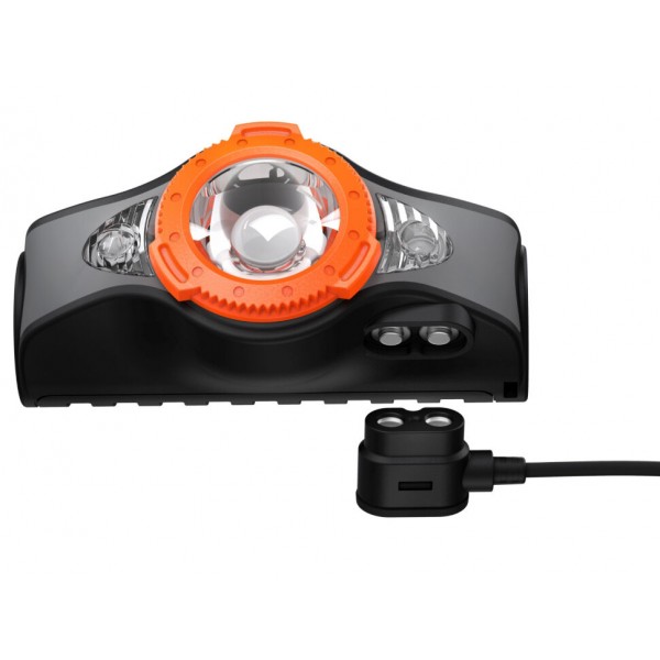 Налобний ліхтар LedLenser MH11 чорно-жовтогарячий