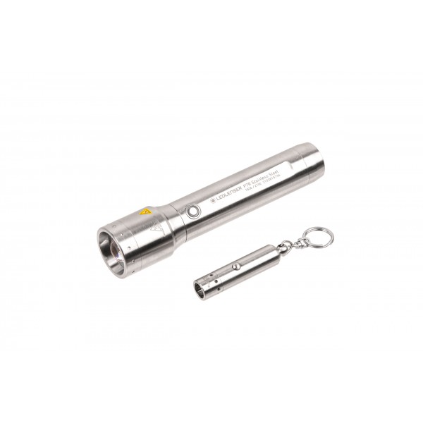 Подарунковий набір Ledlenser P7R Core та V8, нержавіюча сталь.