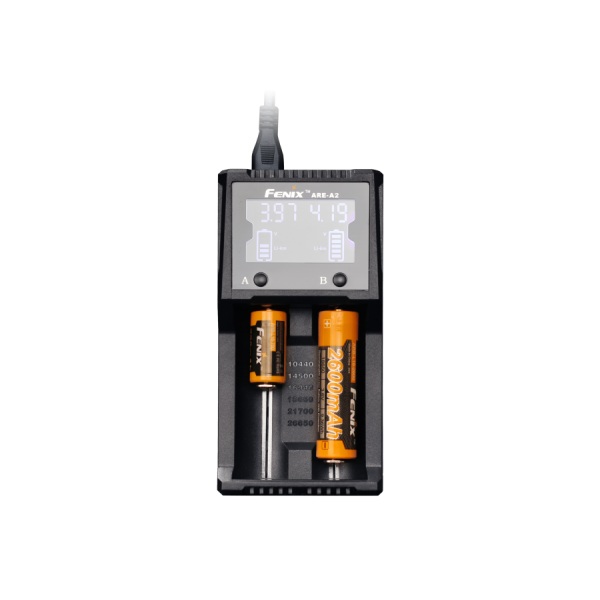Зарядний пристрій Fenix ​​ARE-A2 (18650, AA, AAA, 14500, 26650, 16340, C)