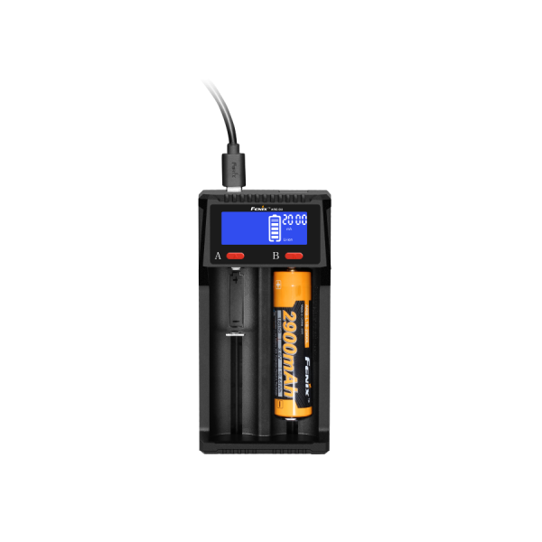 Зарядний пристрій Fenix ​​ARE-D2 (18650, 14500, 26650, АА, ААА, 16340, 10440, 21700)