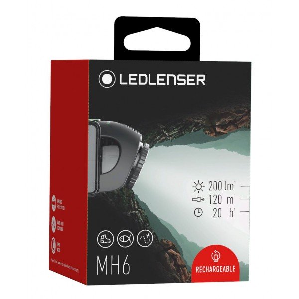 Налобний ліхтар Led Lenser MH6 «Outdoor» (501502)