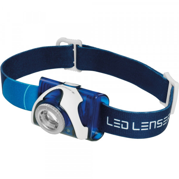 Налобний ліхтар Led Lenser SEO 7R Blue (6007R)
