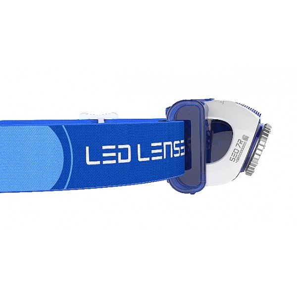 Налобний ліхтар Led Lenser SEO 7R Blue (6007R)