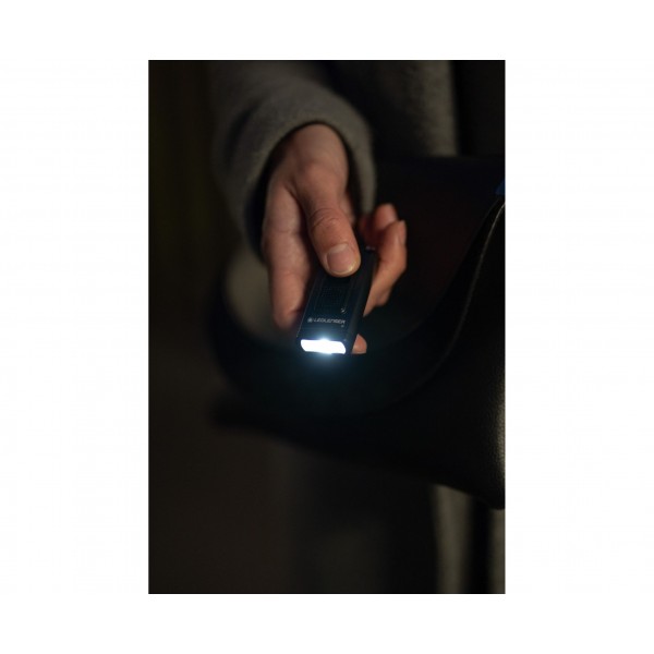 Ліхтар-брелок LedLenser K6R Safety Gray, 400 люмен (502580)