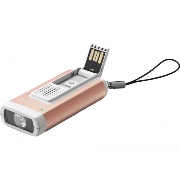 Ліхтар-брелок LedLenser K6R Safety Gold, 400 люмен (502581)