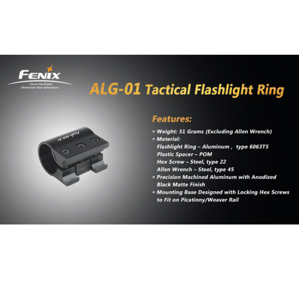 Кріплення на зброю для ліхтарів на планку Пікатінні Fenix ​​ALG-01
