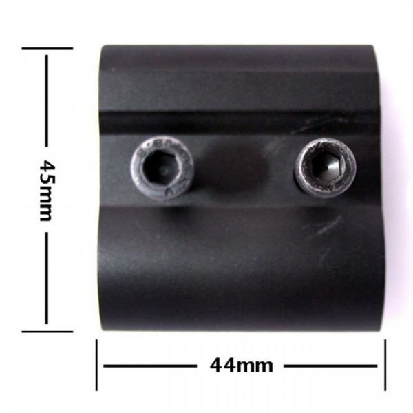 Кріплення до зброї 2 половинки алюмінієве універсальне