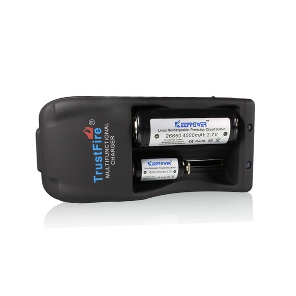 Зарядний пристрій 2x18650, CR123A, 16340, 14500 TrustFire TR-006